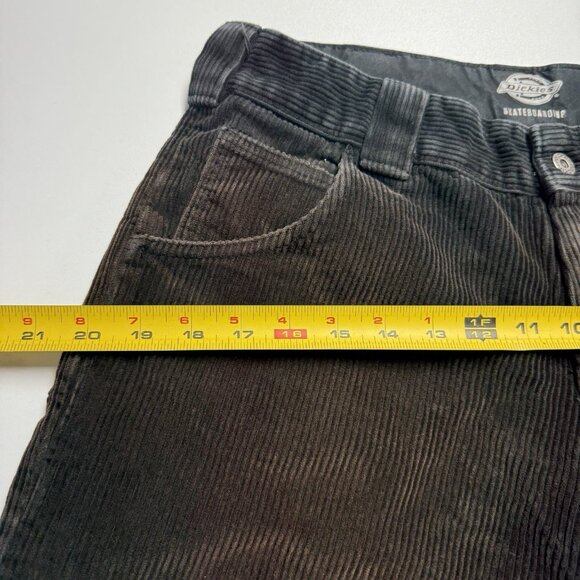Dickies Corduroy Skateboarding Pants Mens 32x27 (x25) Faded Double Knee Loose - Picture 14 of 16